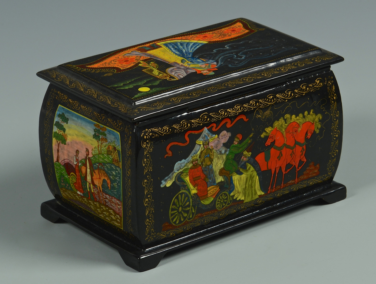 Russian Lacquer Boxes From 73