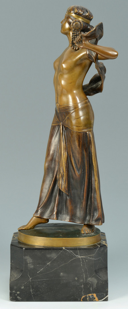 Lot 227: V. Seifert Bronze, Egyptian Nude | Case Antiques