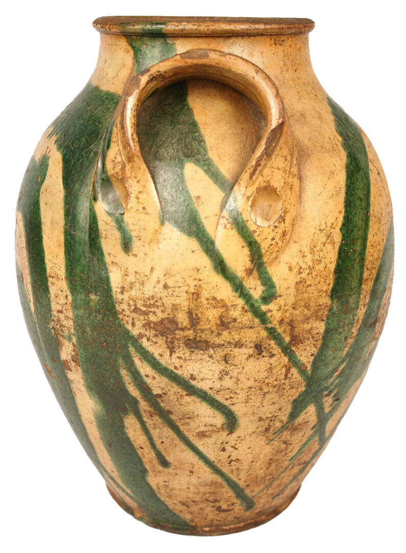 Lot 231: East Tennessee Redware Jar, C.A. Haun