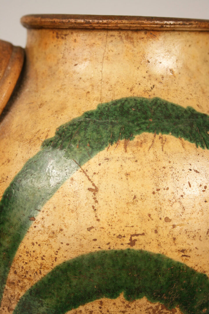 Lot 231: East Tennessee Redware Jar, C.A. Haun