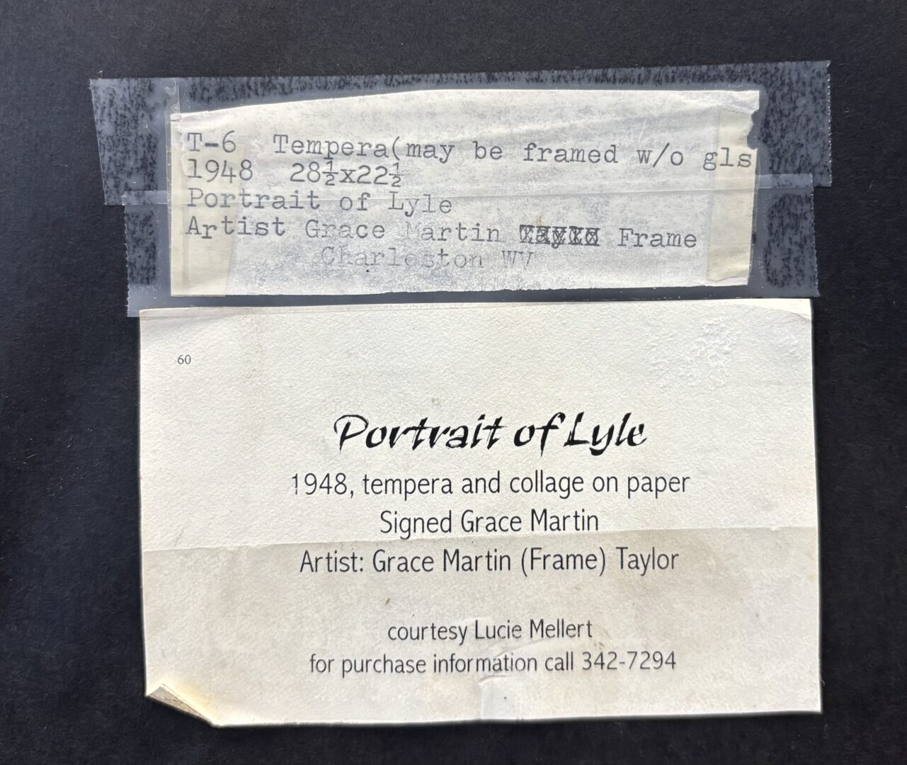 Lot 429: Grace Martin Taylor Mixed Media Cubist Portait of a Woman