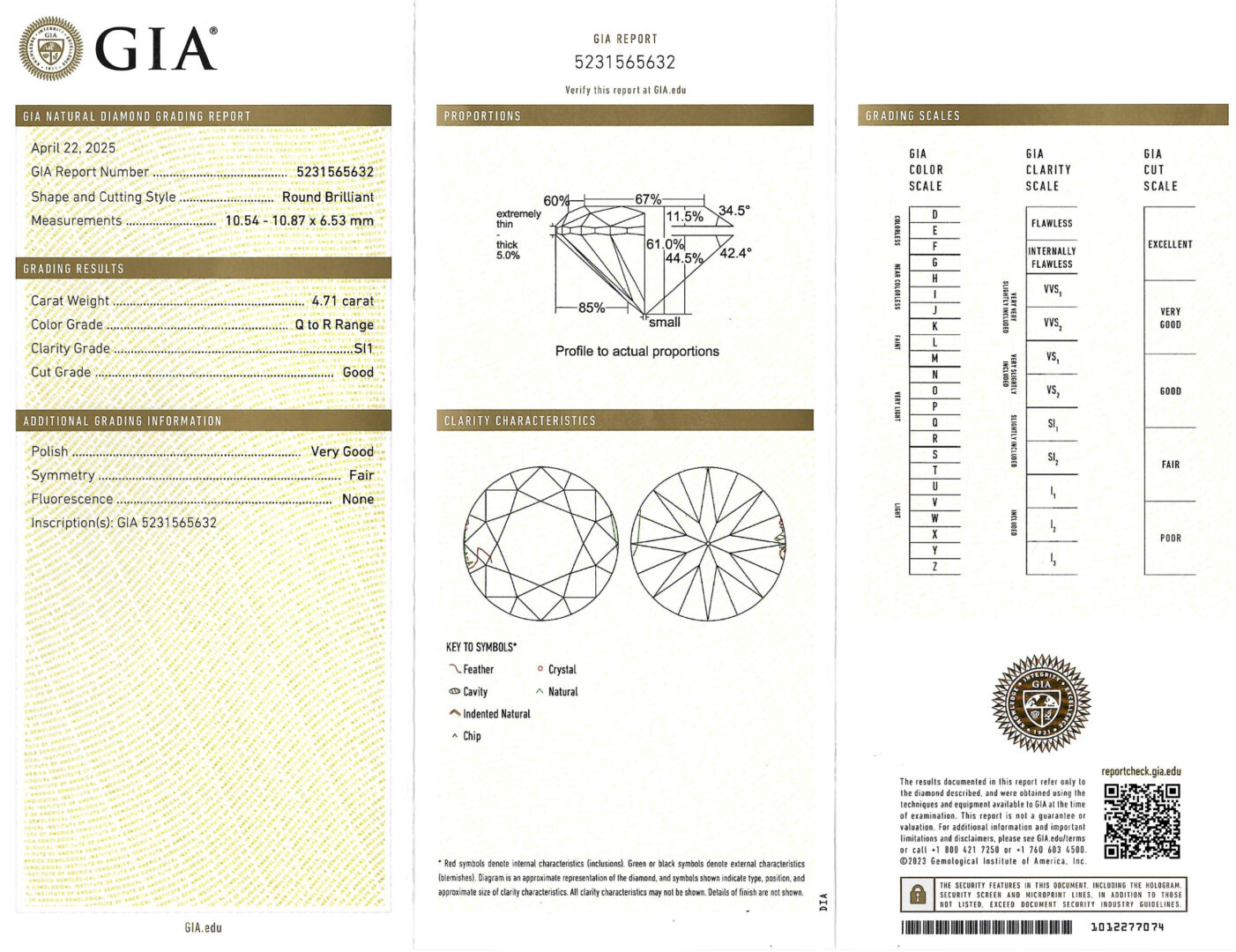 Lot 25: 4.71 ct Platinum Diamond Engagement Ring & 14K Diamond Ring Jacket – GIA Report