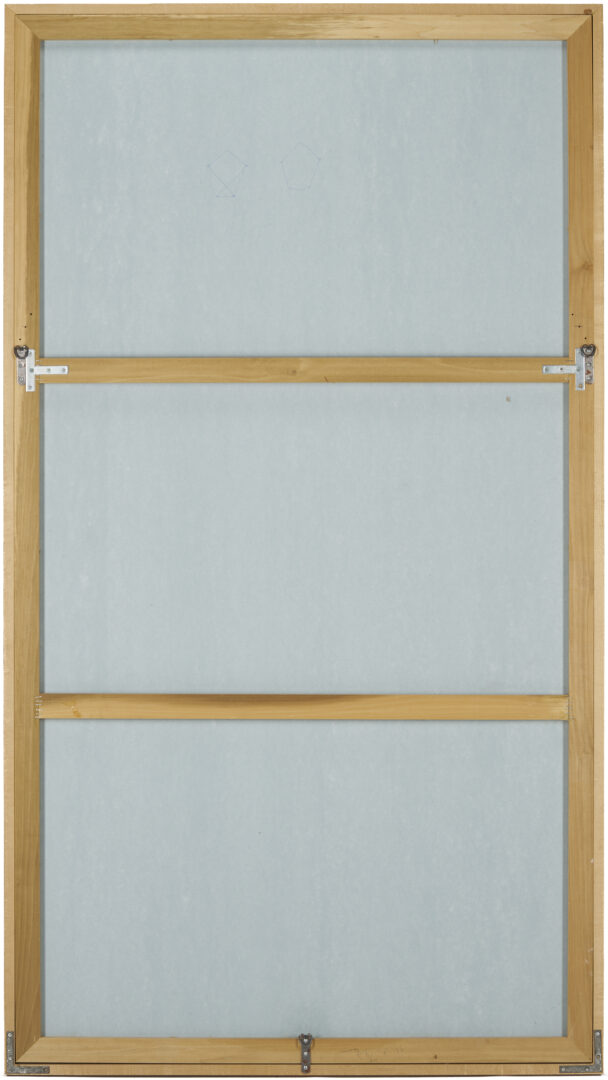 Lot 734: Monumental Leonard Baskin Woodcut, Hydrogen Man