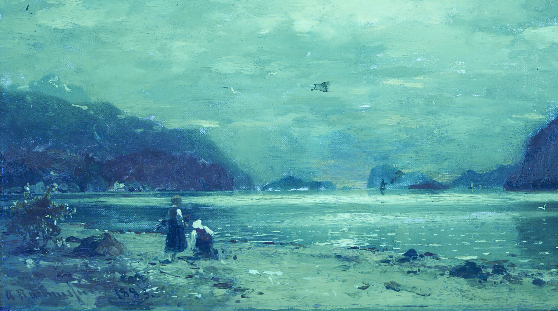 Lot 632: Georg Anton Rasmussen O/C Norwegian Fjord Seascape