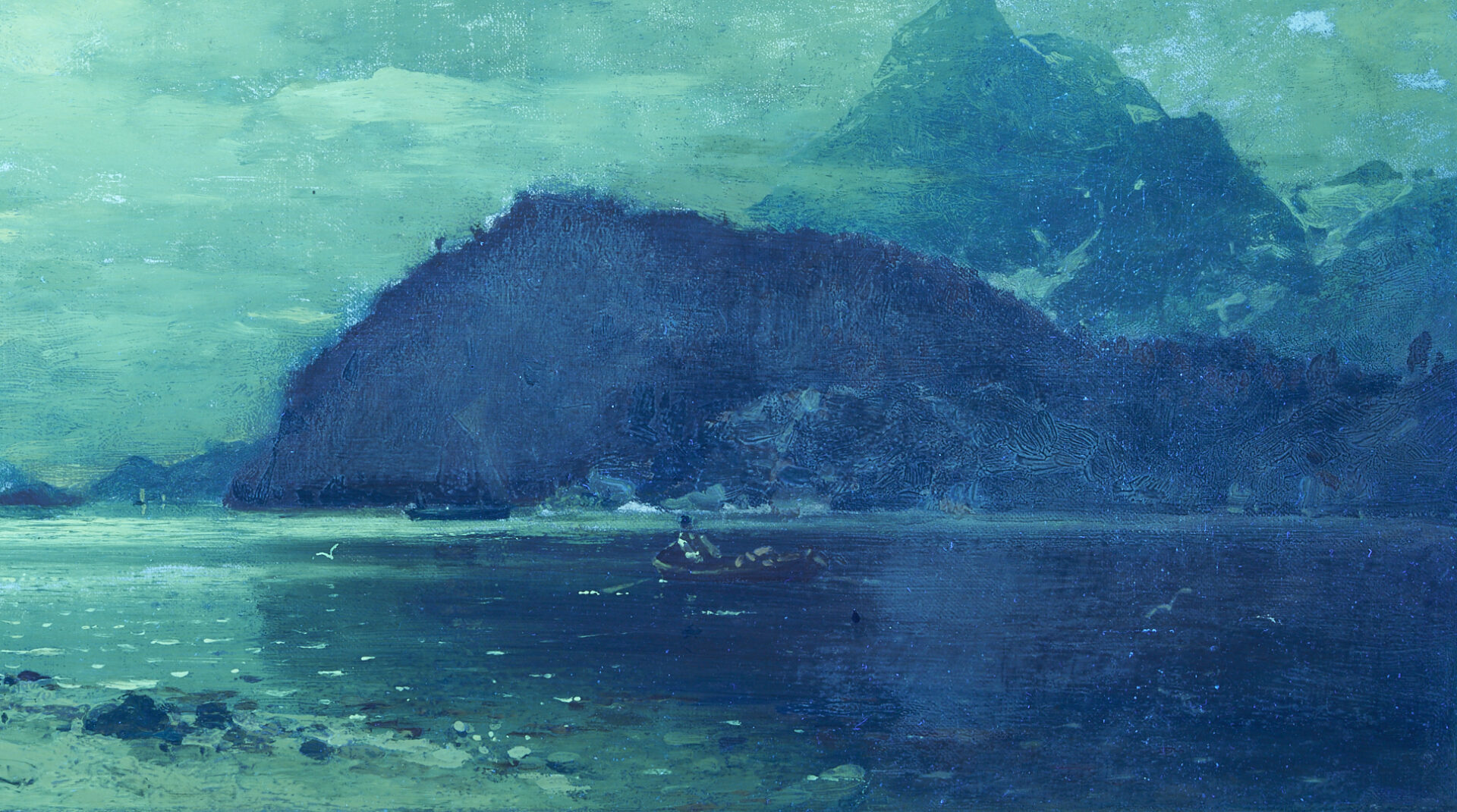 Lot 632: Georg Anton Rasmussen O/C Norwegian Fjord Seascape