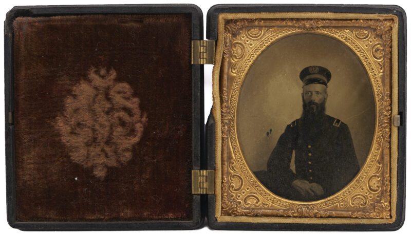 Lot 504: Civil War Tintype of Calvin “Old Ballie” Walker, CSA 3rd TN Infantry, KIA, plus 3 Union Images Lot 504: Civil War Tintype of Calvin “Old Ballie” Walker, CSA 3rd TN Infantry, KIA, plus 3 Union Images