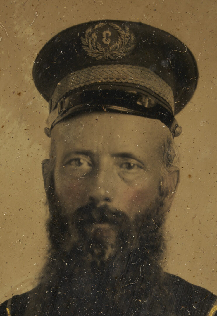 Lot 504:  Civil War Tintype of Calvin “Old Ballie” Walker, CSA 3rd TN Infantry, KIA, plus 3 Union Images