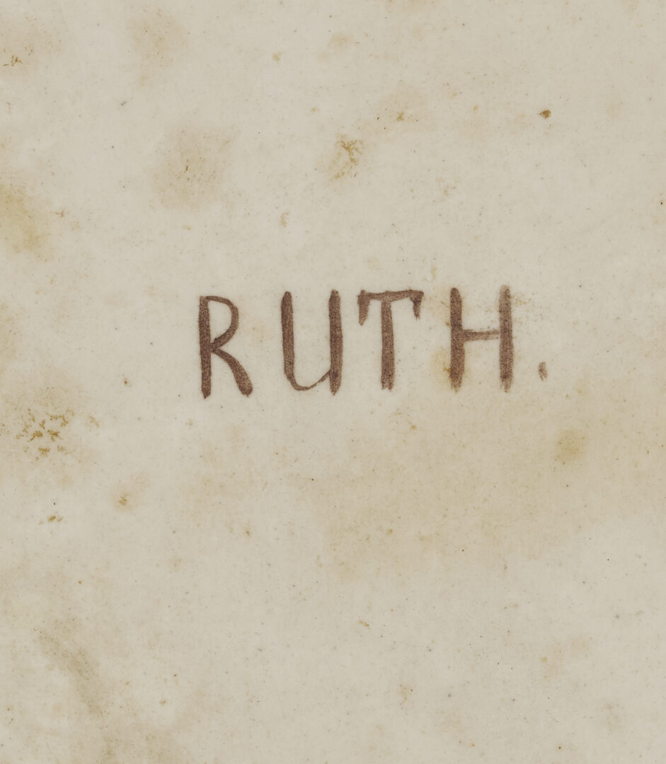 Lot 113: Large KPM Porcelain Plaque, Ruth or The Gleaner after Landelle
