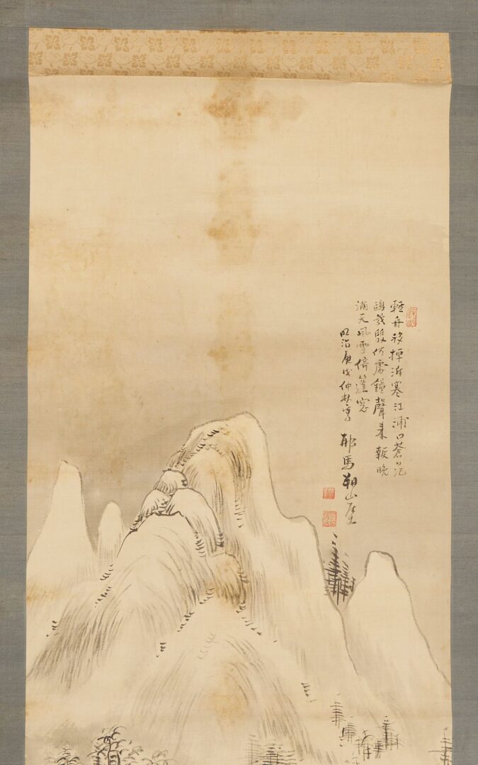 Lot 1002: 3 Asian Scrolls  including Cat and Ducks