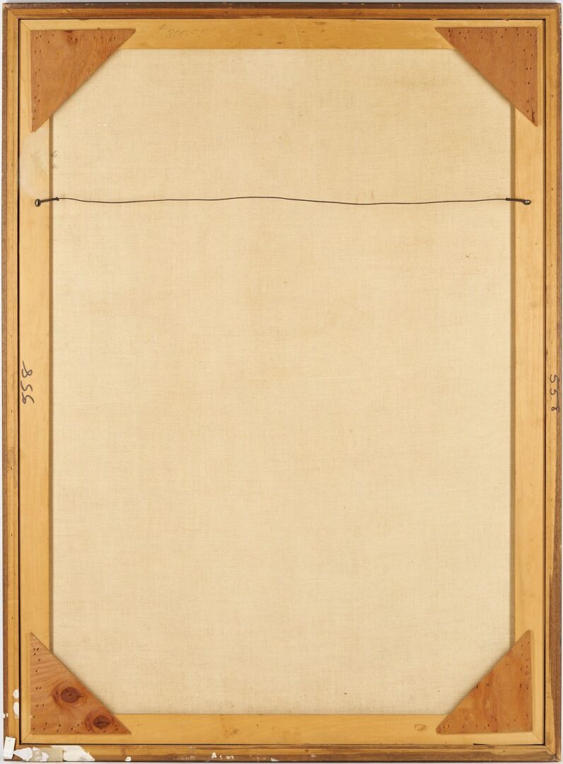 Lot 1005: Large Indian Pichhavai Painting, Krishna and Radha
