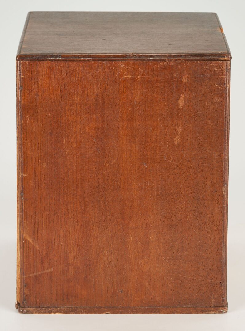 Lot 1006: Two (2) Japanese Tansu Boxes, 1 Signed Miniature Lacquer Box & Pr. Chinese Silk Textiles