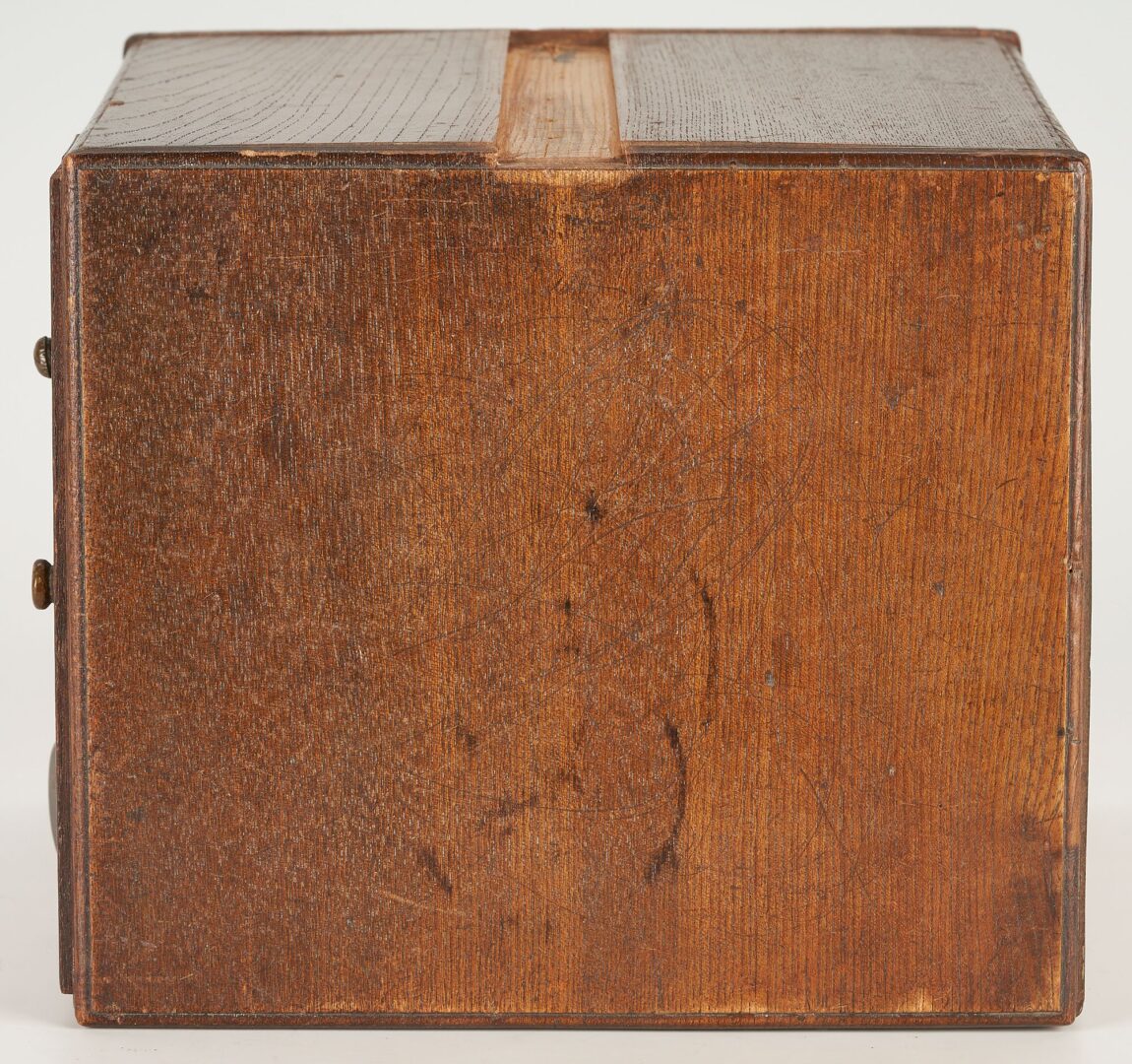 Lot 1006: Two (2) Japanese Tansu Boxes, 1 Signed Miniature Lacquer Box & Pr. Chinese Silk Textiles