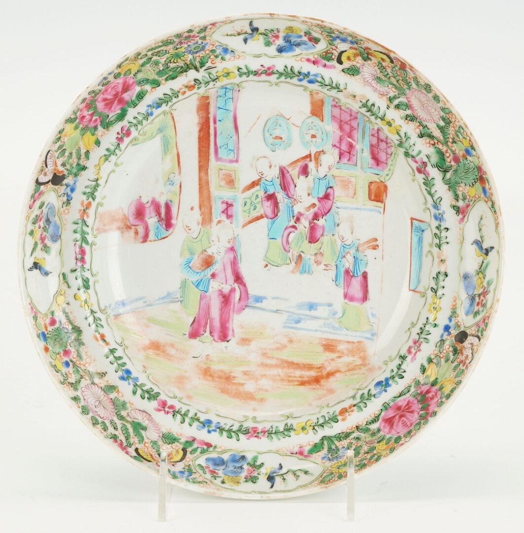 Lot 1007: 7 pcs. Chinese Export Porcelain, Famille Rose