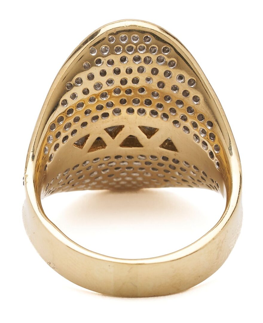 Lot 1011: 14K Yellow Gold & Diamond Ring