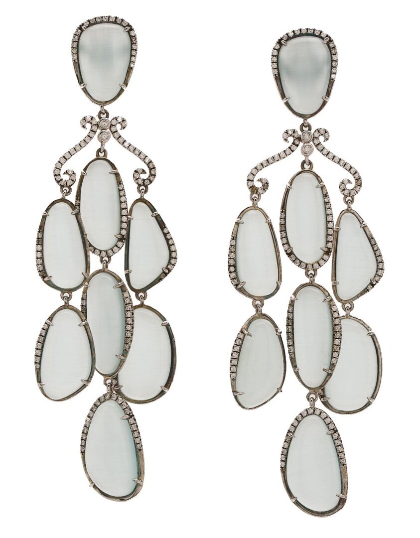 Lot 1012: 3 Pairs of Gold & Silver Earrings