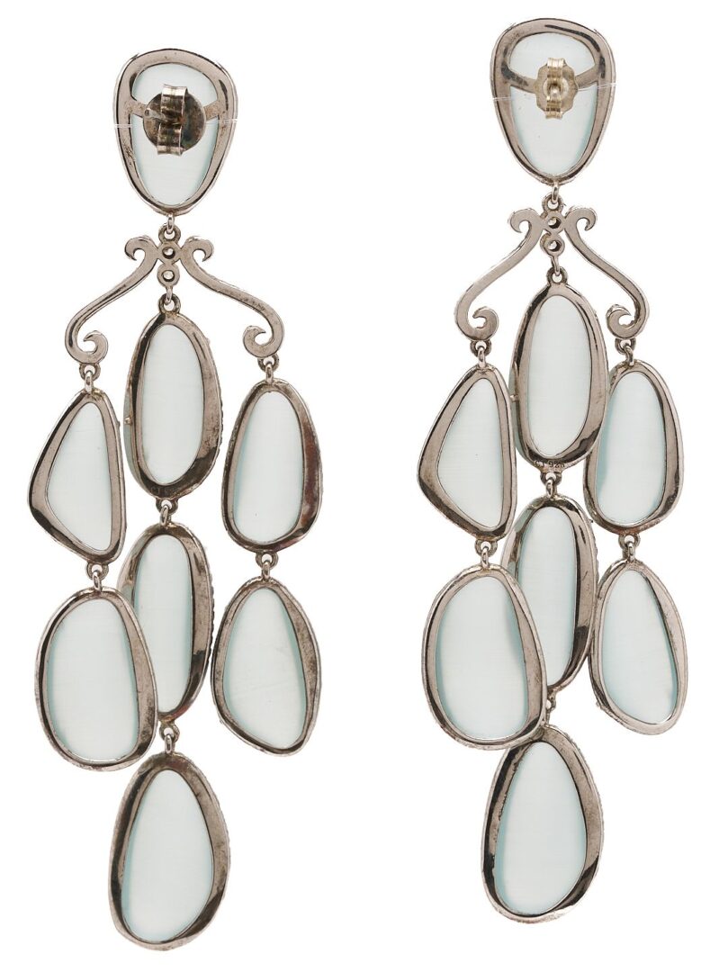 Lot 1012: 3 Pairs of Gold & Silver Earrings