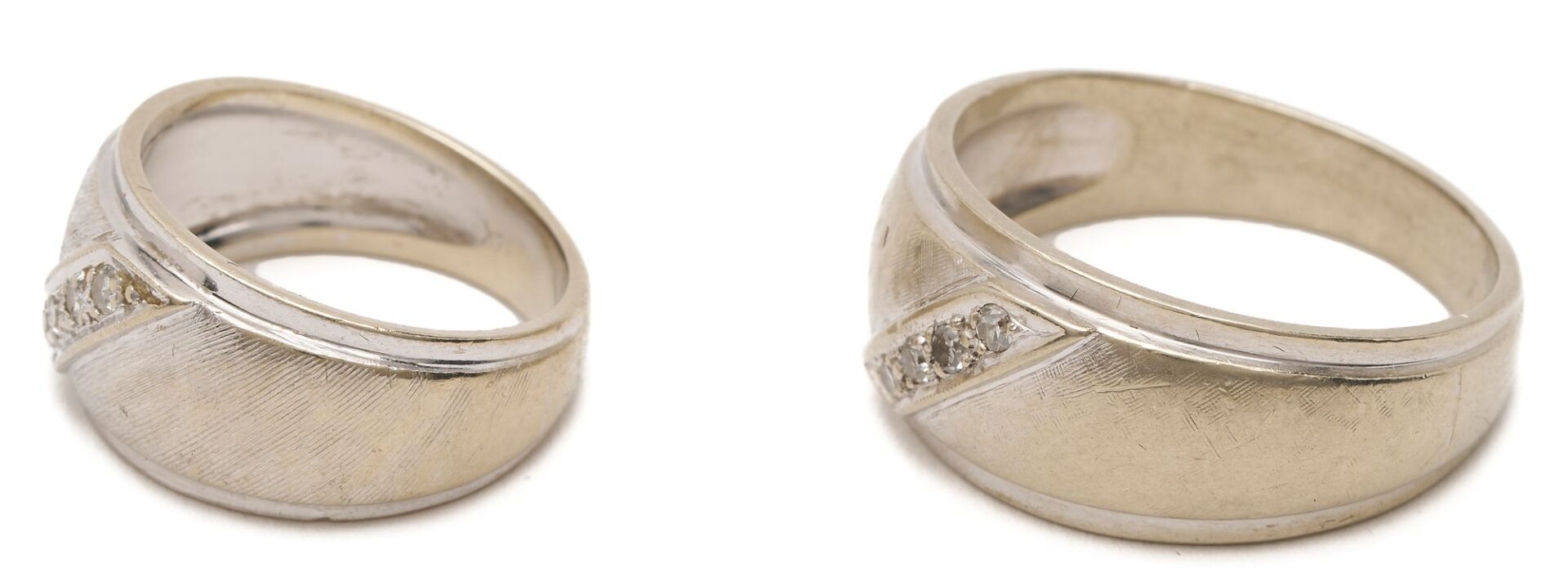 Lot 1019: Two 14K Gold & Diamond Rings