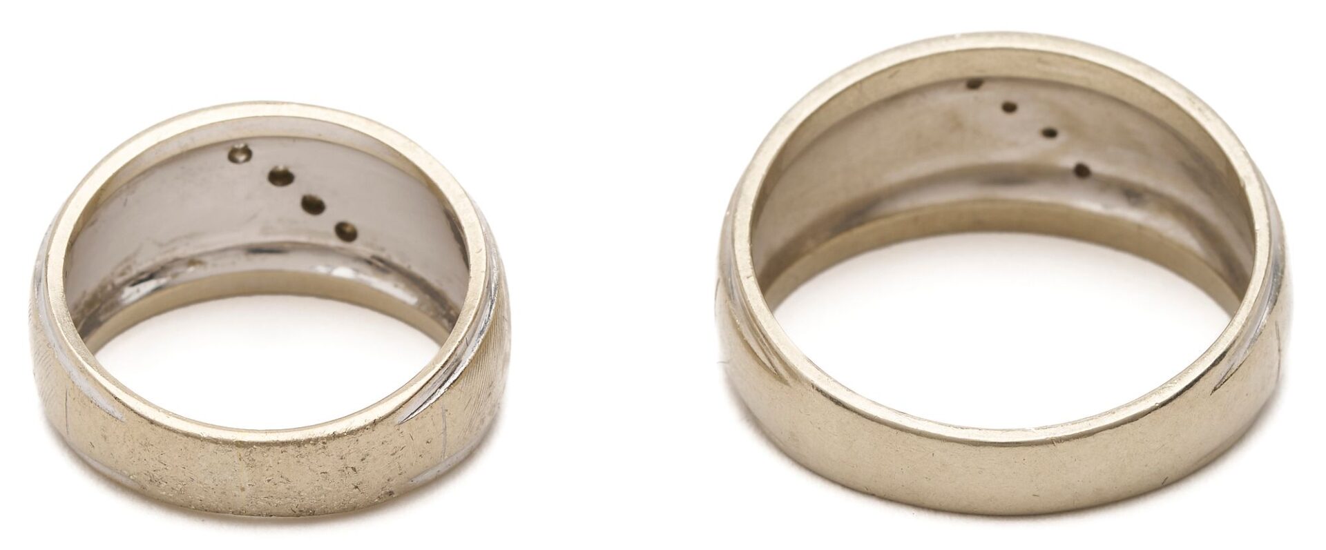 Lot 1019: Two 14K Gold & Diamond Rings