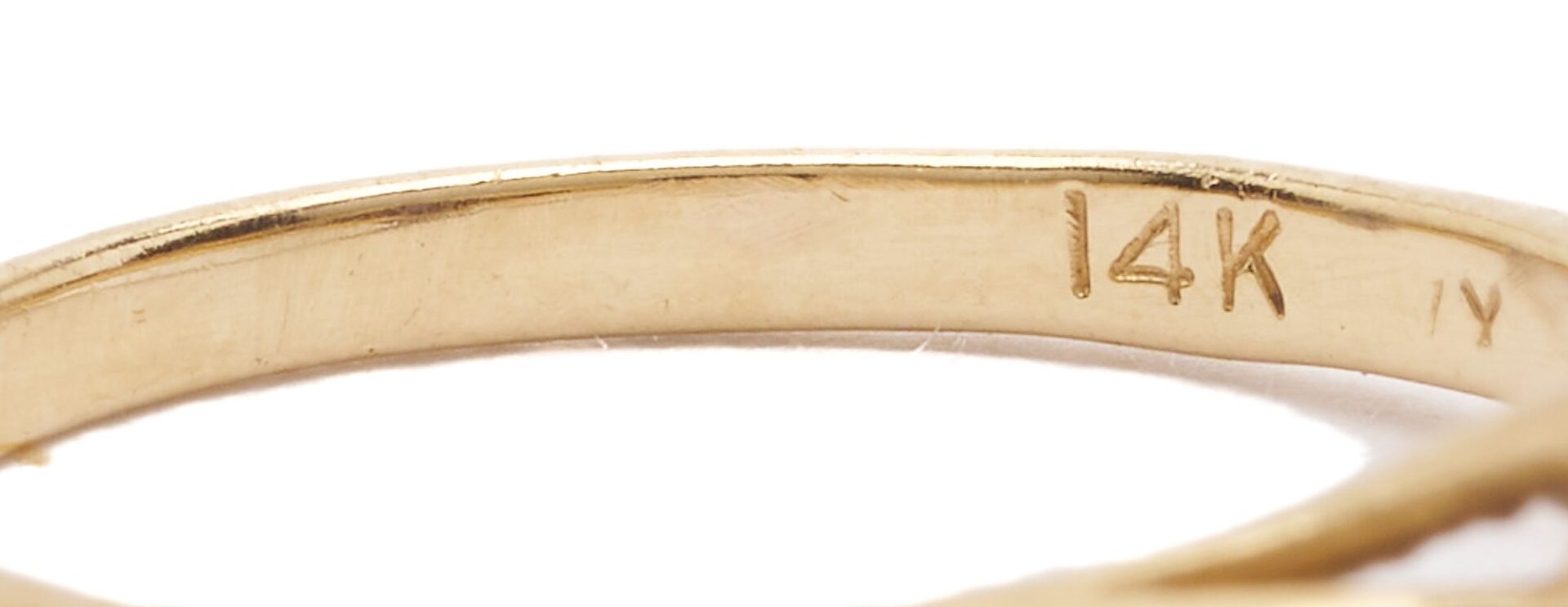 Lot 1026: Three 14K Gold & Gemstone Rings