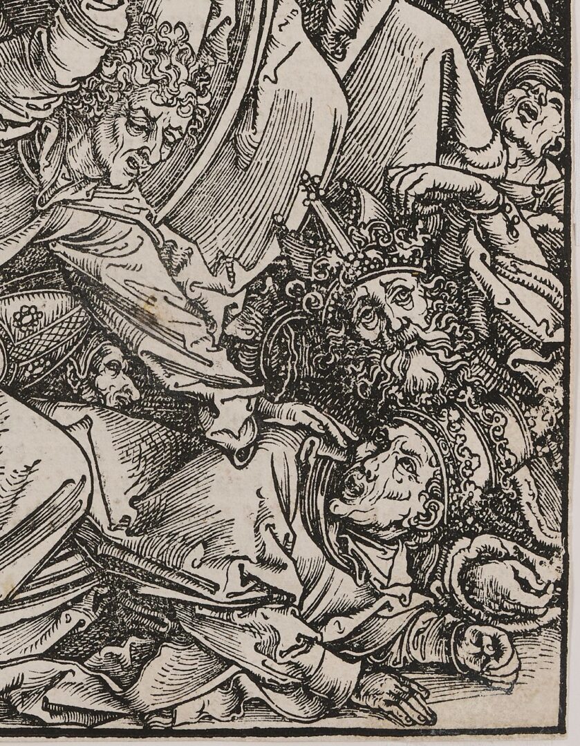 Lot 103: Albrecht Durer Woodcut, The Four Avenging Angels from The Apocalypse