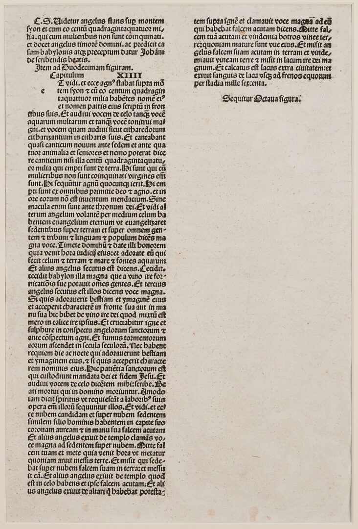 Lot 103: Albrecht Durer Woodcut, The Four Avenging Angels from The Apocalypse