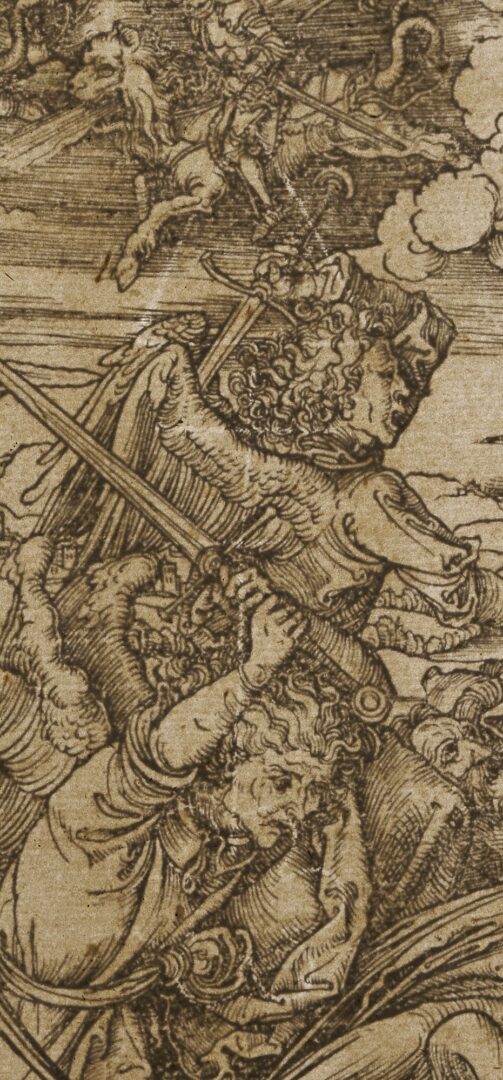 Lot 103: Albrecht Durer Woodcut, The Four Avenging Angels from The Apocalypse