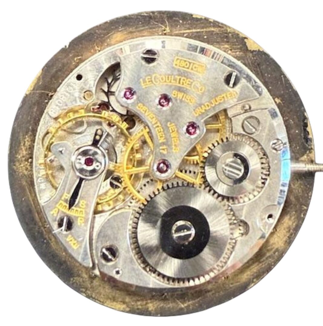 Lot 1040: Vintage 14K Gold Le Coultre Wrist Watch