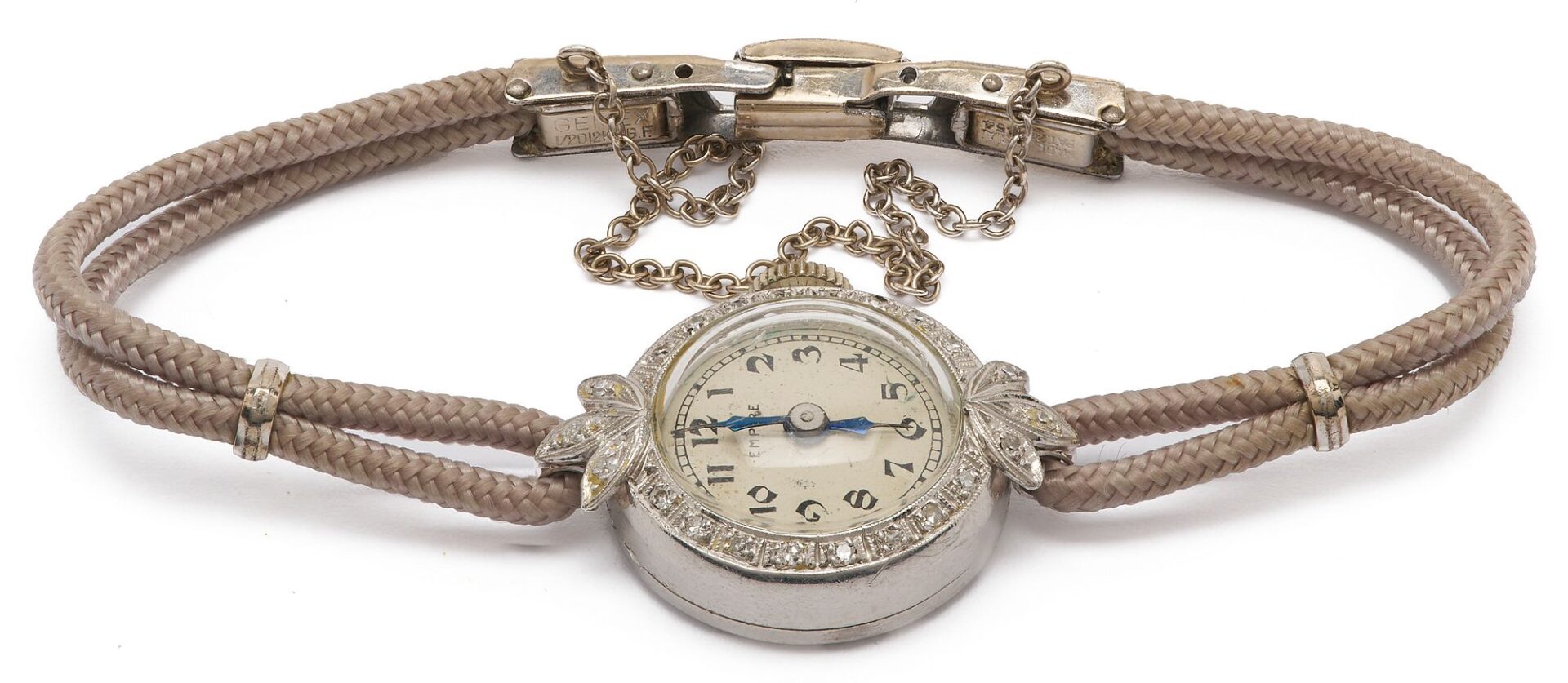 Lot 1041: Platinum Watch & Pearl Pendant