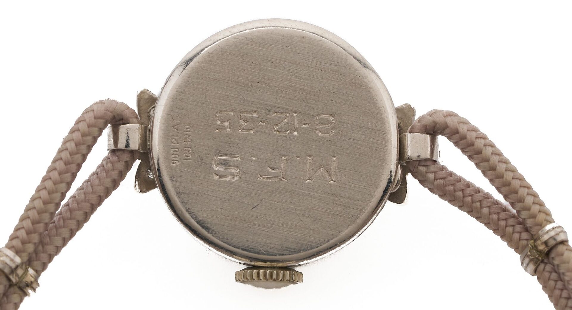 Lot 1041: Platinum Watch & Pearl Pendant