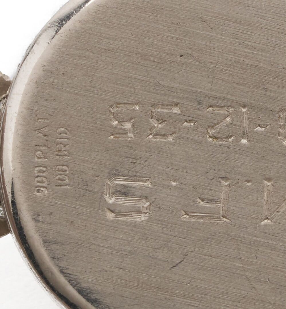 Lot 1041: Platinum Watch & Pearl Pendant