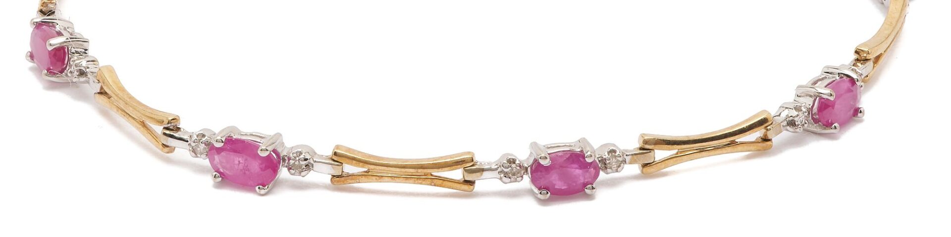 Lot 1048: Three Gold, Ruby, and Diamond Jewelry Pieces