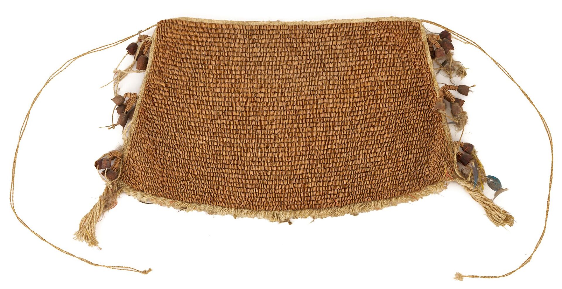 Lot 1049: 3  Native American Items & 1 African Weaving