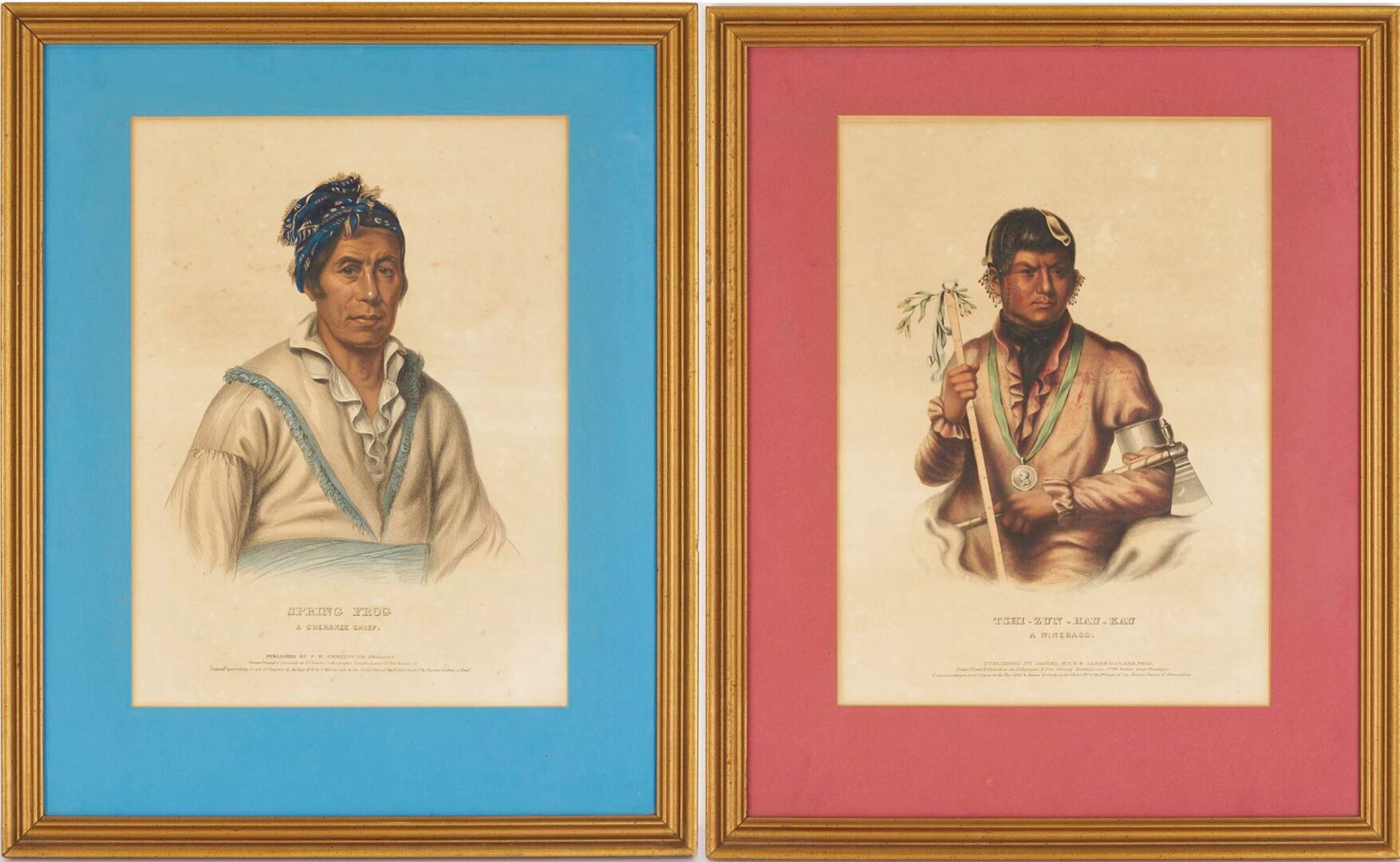 Lot 1050: 2 McKenney & Hall Prints, Spring Frog & A Winnebago