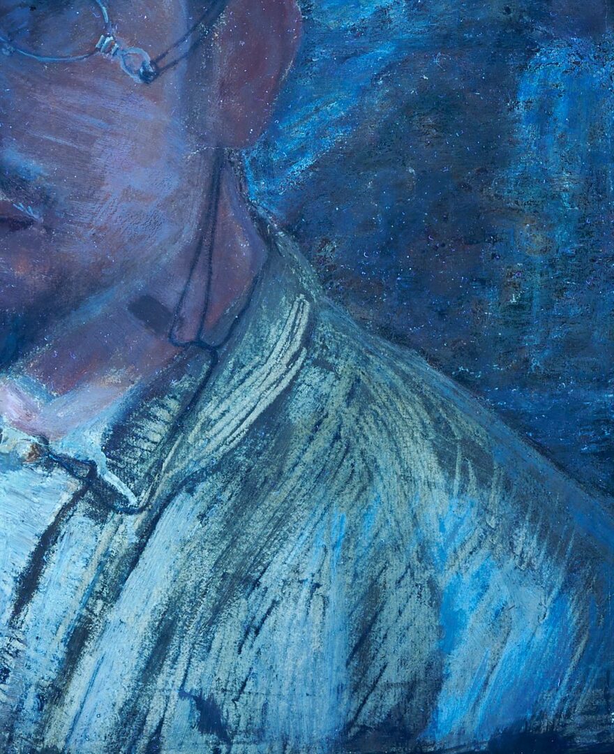 Lot 1053: Frederick Friis O/B Self Portrait