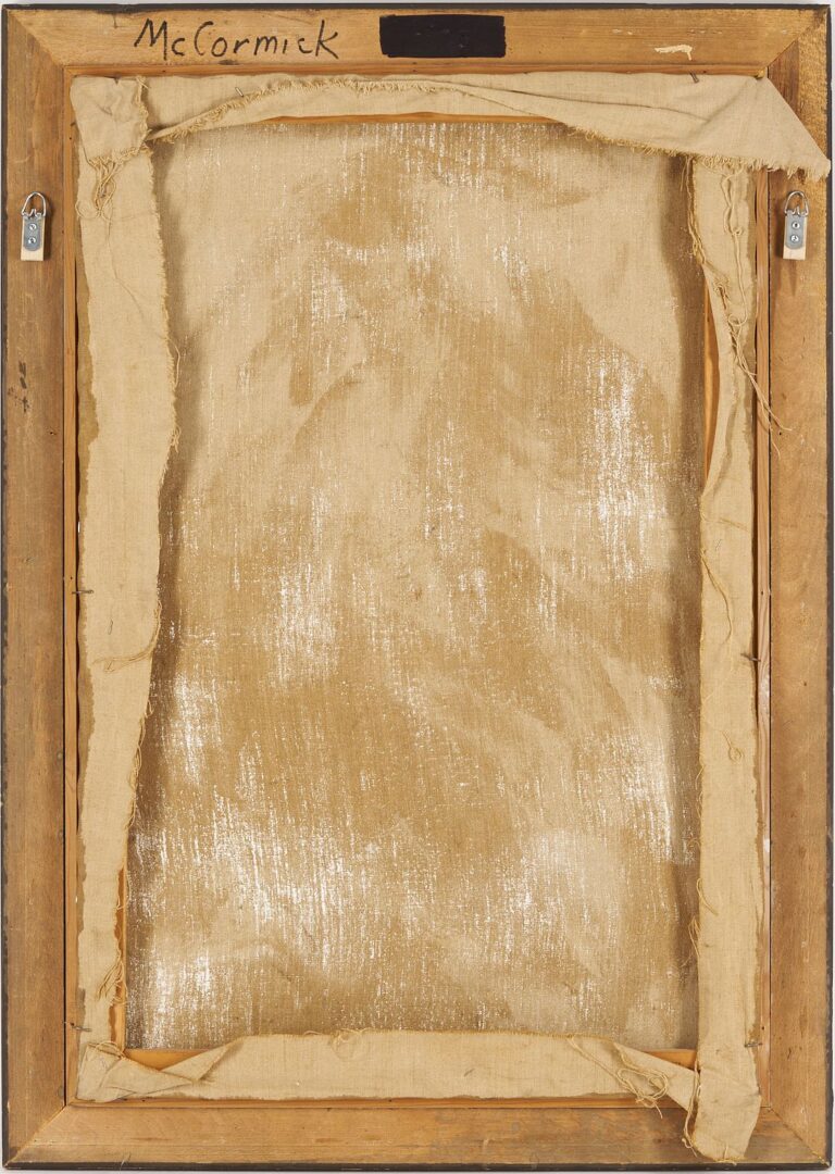 Lot 1056: Harry McCormick O/C Painting, The Blind Beggar