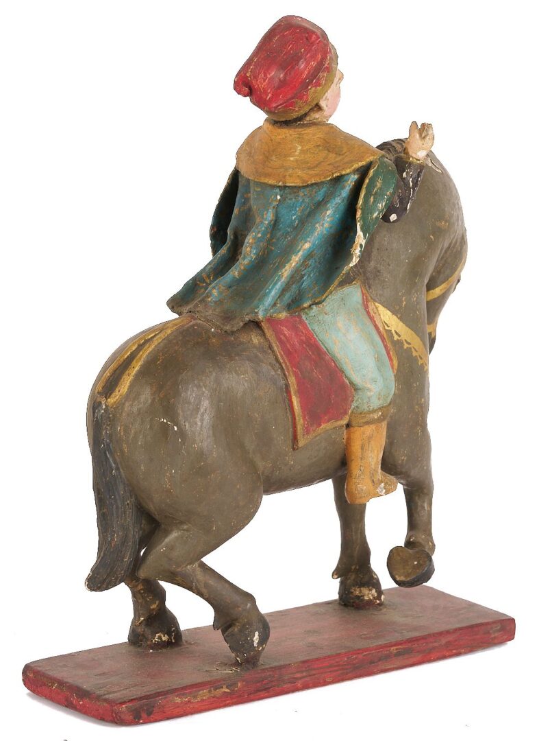 Lot 105: 3 Santos Figures, Wise Men on Horseback