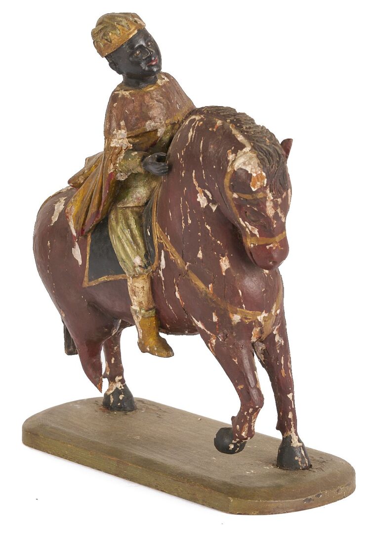 Lot 105: 3 Santos Figures, Wise Men on Horseback