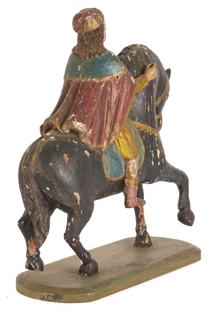 Lot 105: 3 Santos Figures, Wise Men on Horseback