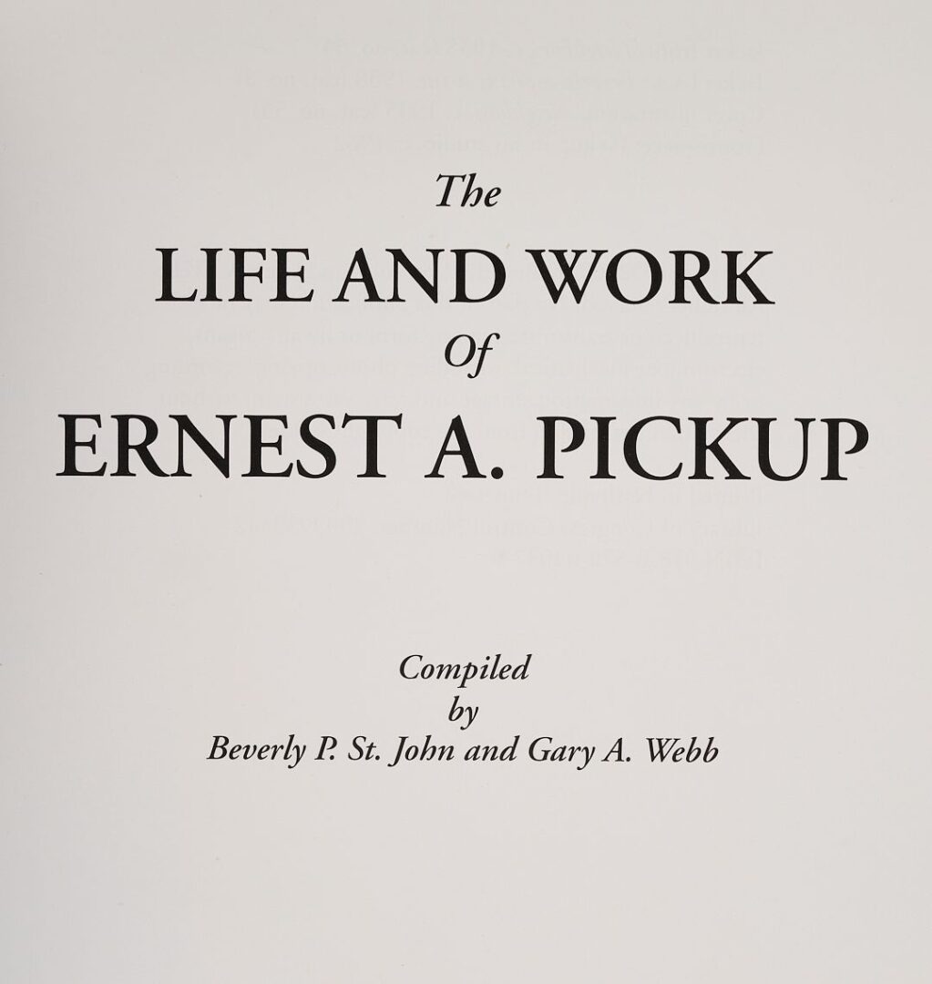 Lot 1061: 5 Ernest Pickup TN Woodblock Prints & Book