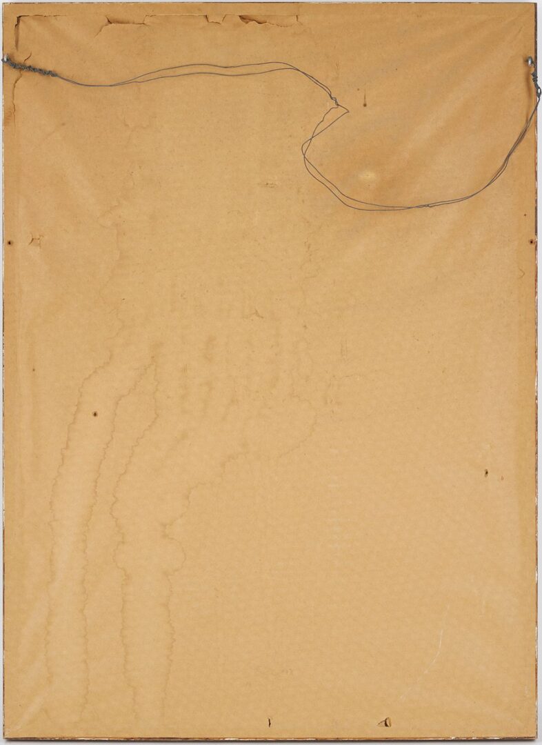 Lot 1066: Ann Cushing Gantz Mid-Century Expressionist Painting