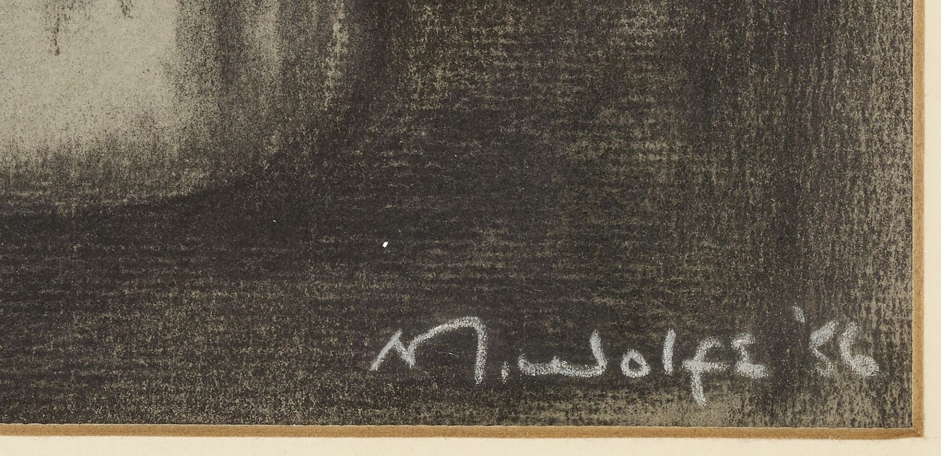 Lot 1073: Meyer Wolfe Charcoal Drawing, Man w/ Reclining Woman