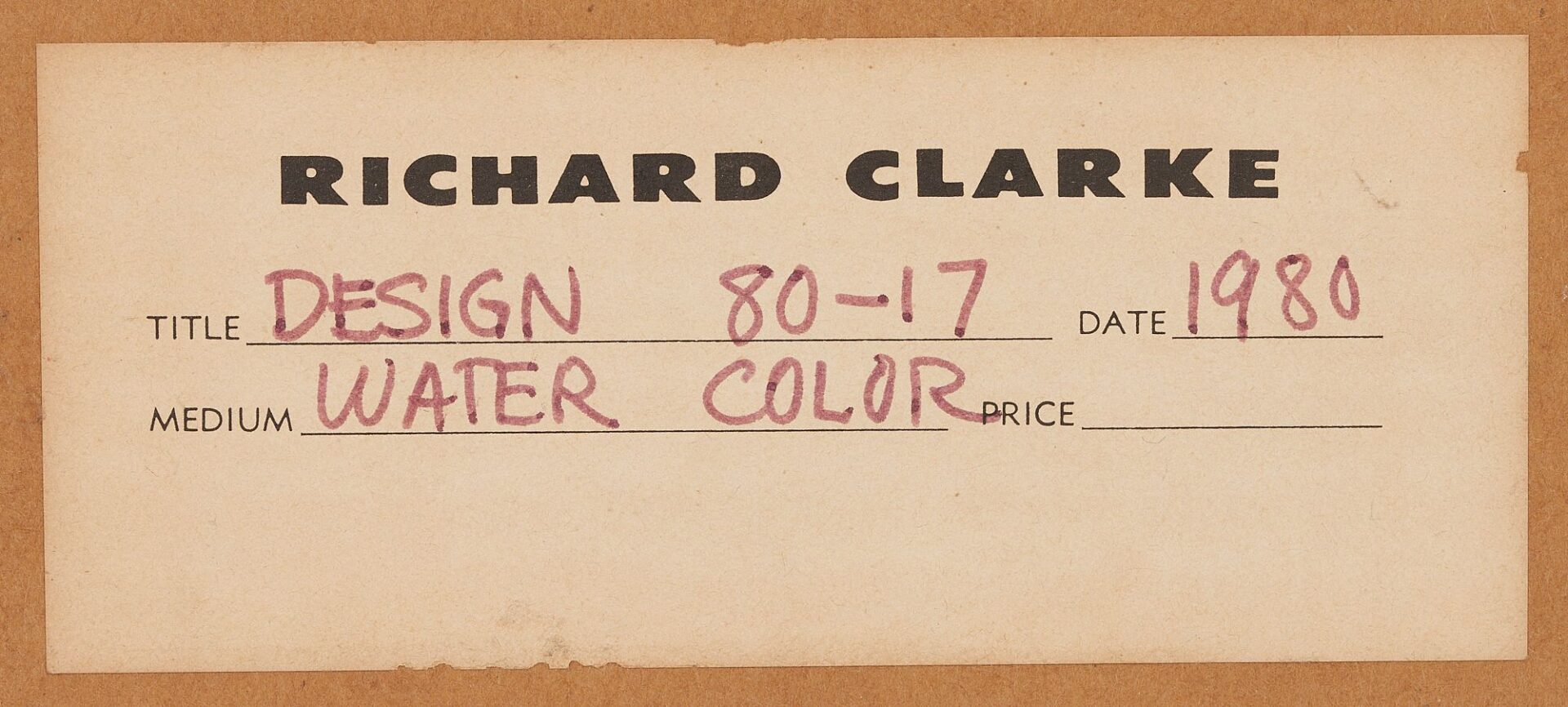 Lot 1074: Pr. Richard Clarke Surrealist W/C Paintings