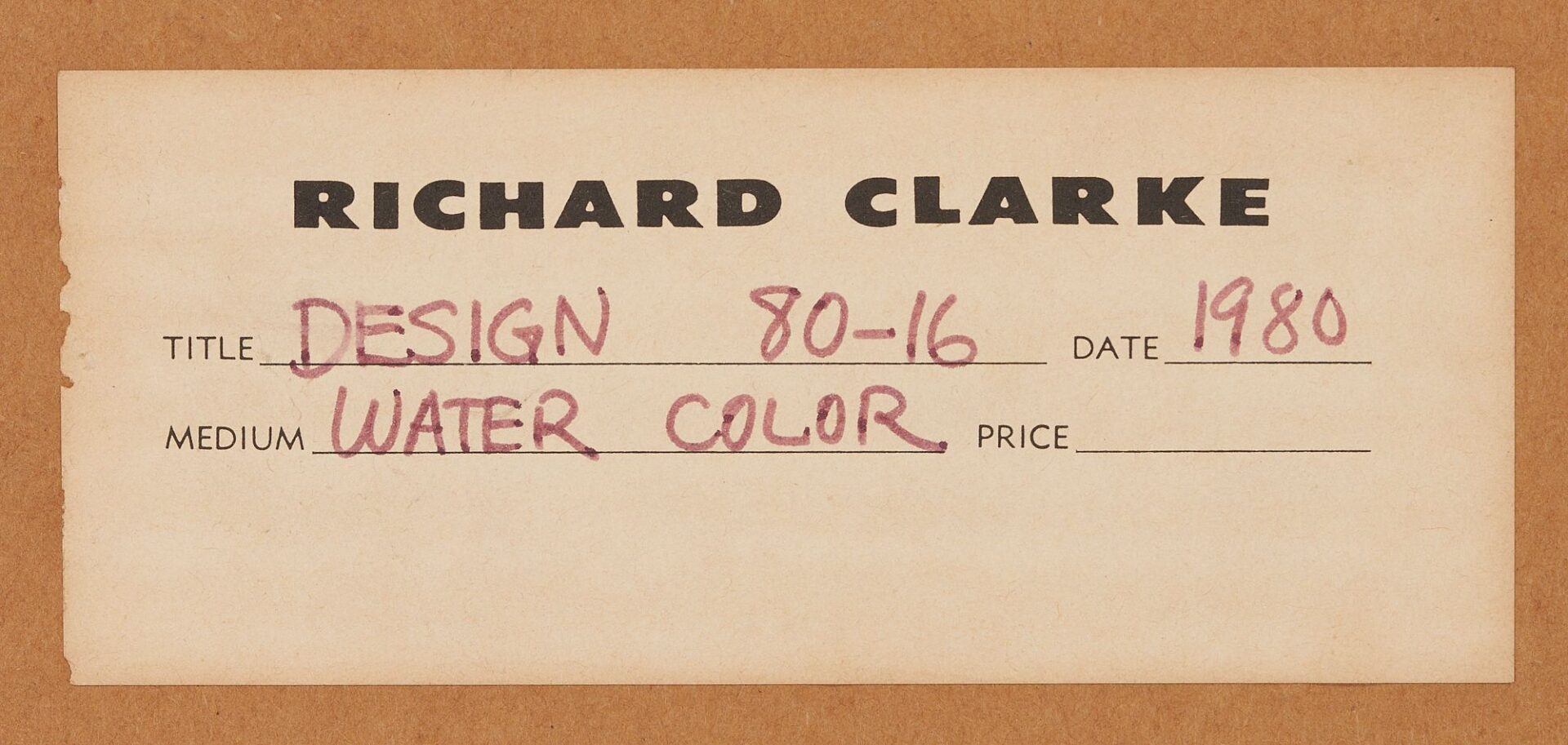 Lot 1074: Pr. Richard Clarke Surrealist W/C Paintings