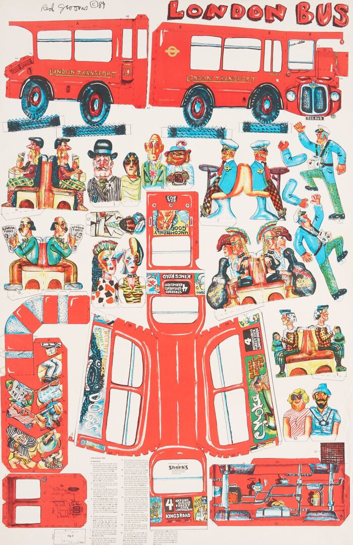 Lot 1076: 3 Red Grooms Lithographs plus 1 Book