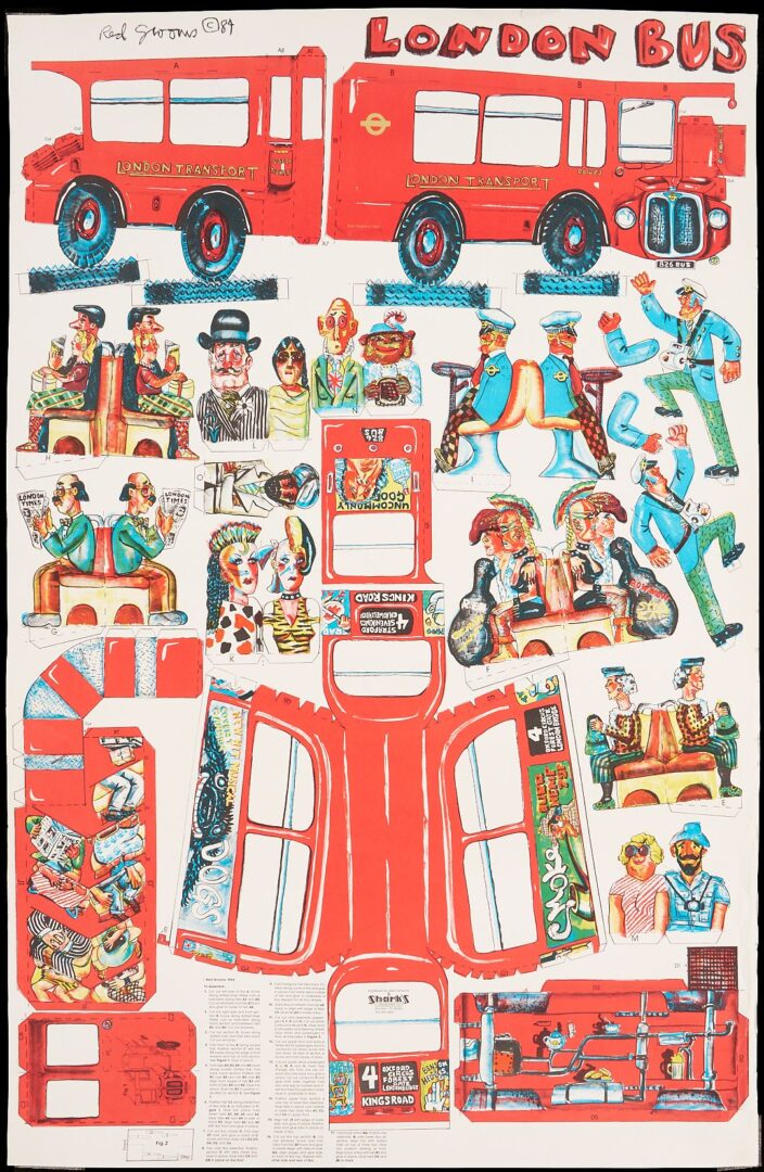 Lot 1076: 3 Red Grooms Lithographs plus 1 Book