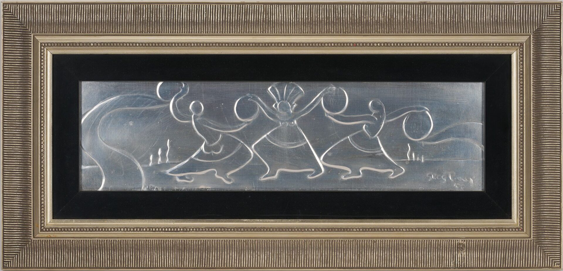 Lot 1079: Greg Ridley Plaque plus Small Olen Bryant Sound Sculpture (2 pcs)