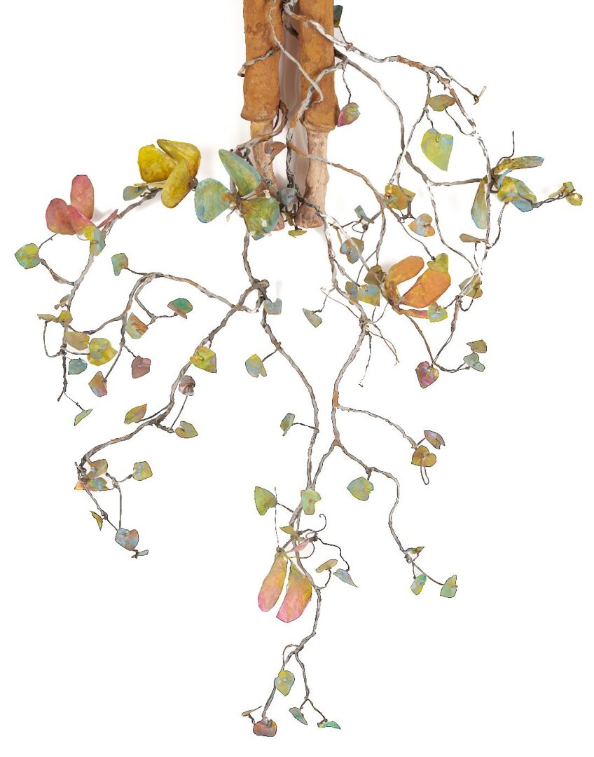 Lot 1081: Johan Hagaman Mixed Media Sculpture, Garden Theme