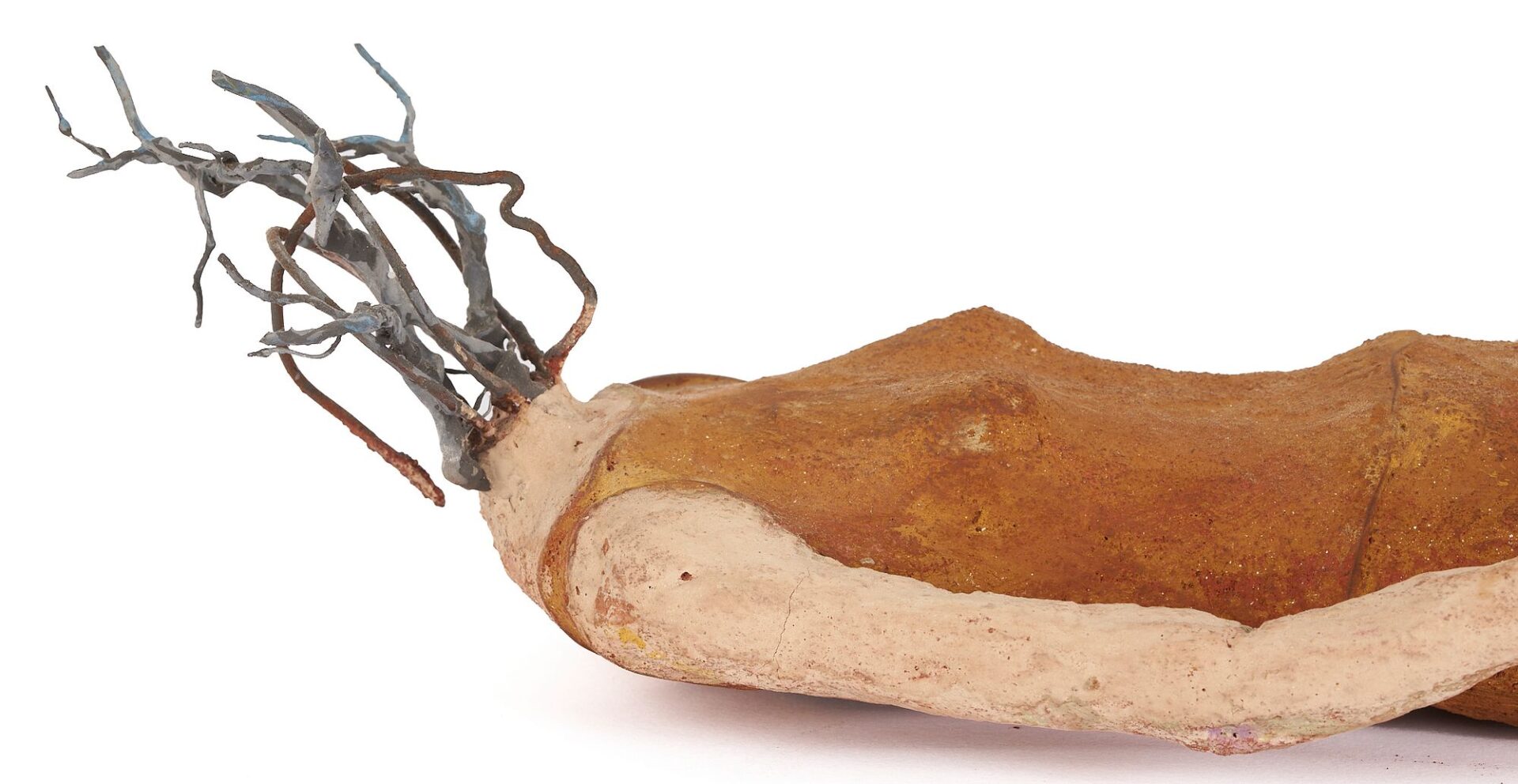 Lot 1081: Johan Hagaman Mixed Media Sculpture, Garden Theme