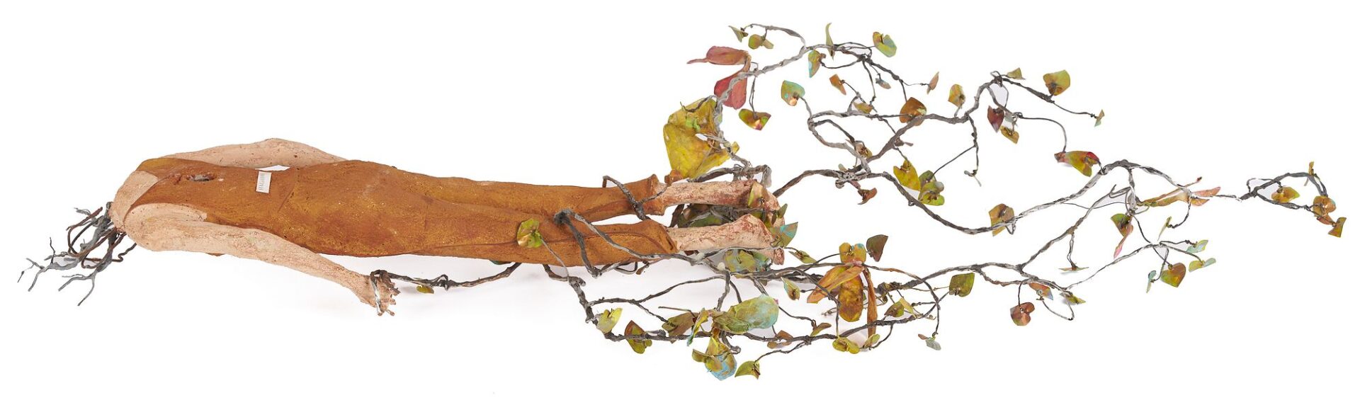 Lot 1081: Johan Hagaman Mixed Media Sculpture, Garden Theme