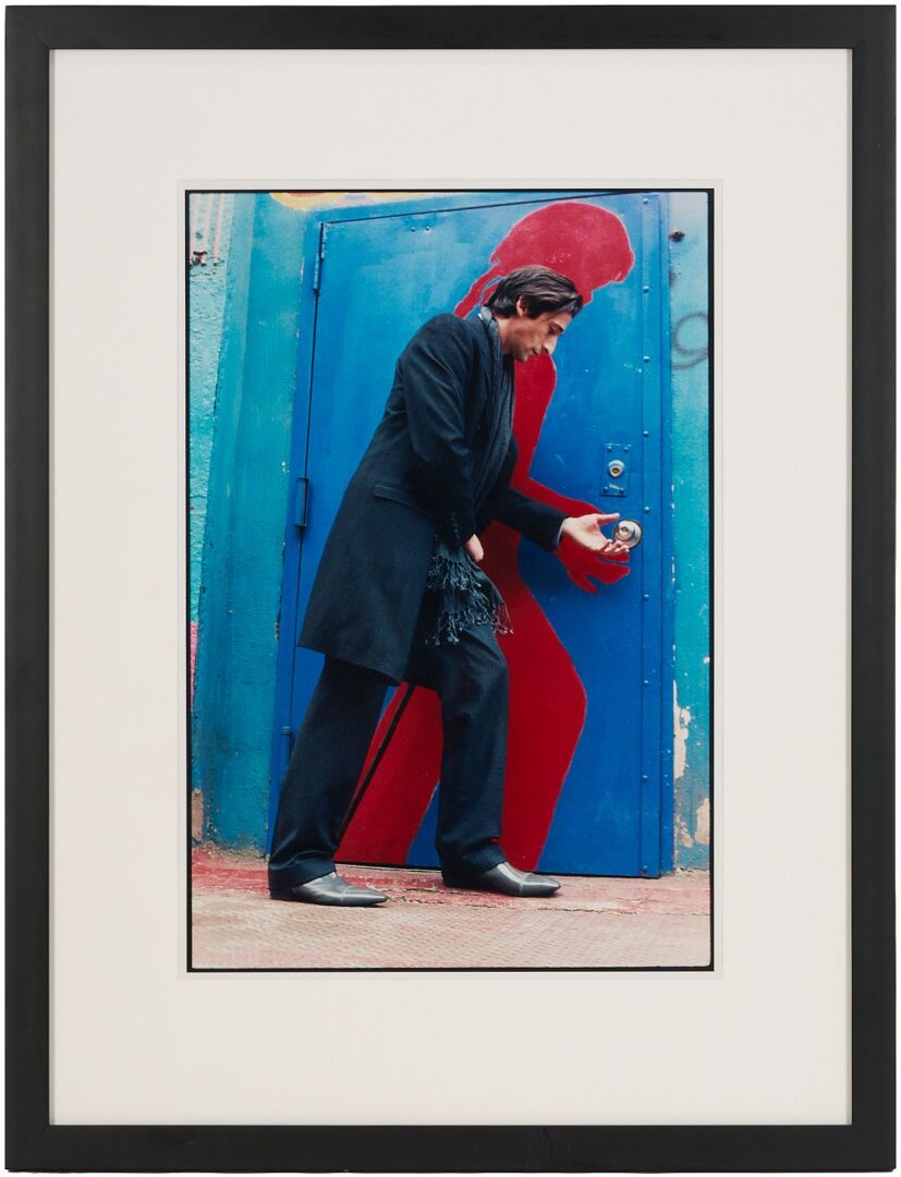 Lot 1085: Sylvia Plachy Photograph, The Blue Door, Adrien Brody